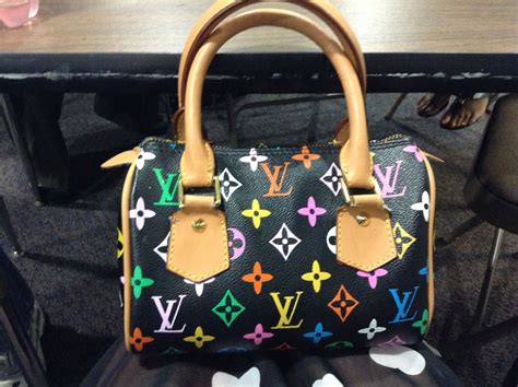 louis vuitton colorful handbag|colorful Louis Vuitton print.